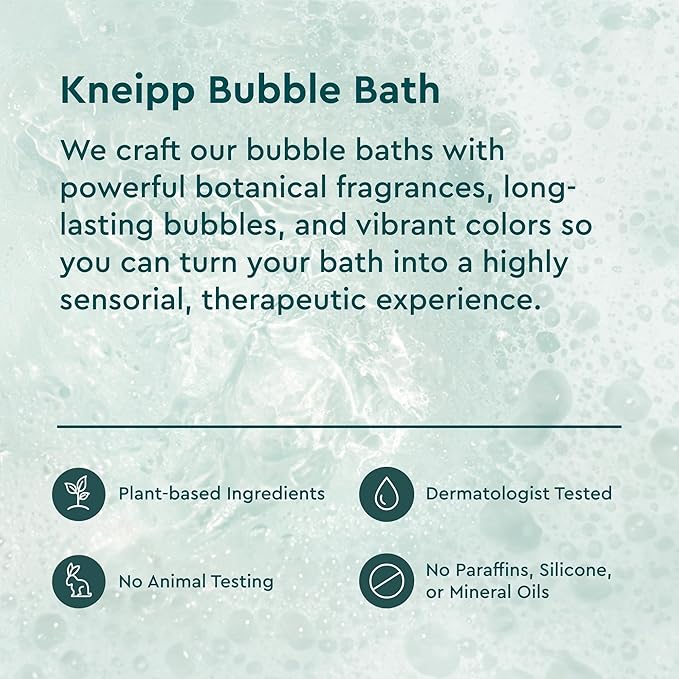 Kneipp Cedarwood Aromatherapy Bubble Bath - Good for a Luxurious Self-Care Experience - for Men Only - Vegan - Sulfate Free - 13.5 fl oz - Up to Eight Baths