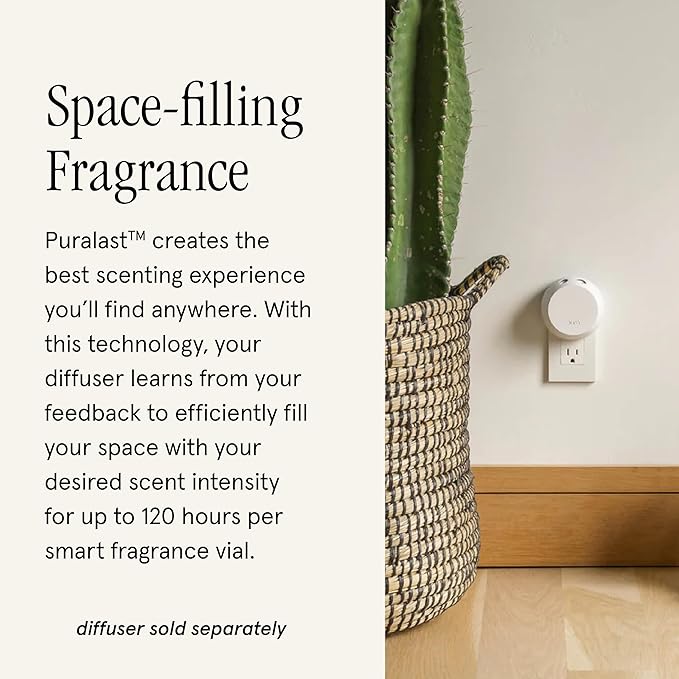 Pura & ILLUME Home Scent Refill - Smart Air Diffuser - Up to 120-Hours of Luxury Fragrance per Refill - Home Essential - Clean & Safe Diffuser Fragrance - 2 Pack, Fresh Sea Salt