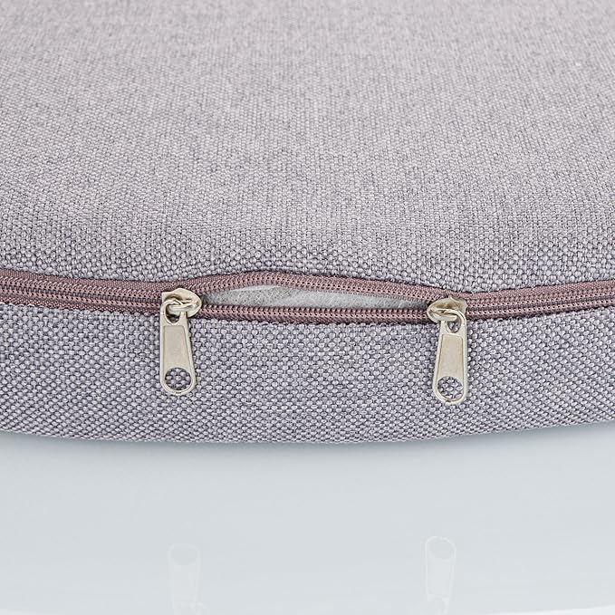 ZenBless Zafu and Zabuton Meditation Cushion Set,Yoga Meditation Floor Pillow,Large Round Meditation Mat and Pillow Set for Sitting on Floor(27.6")